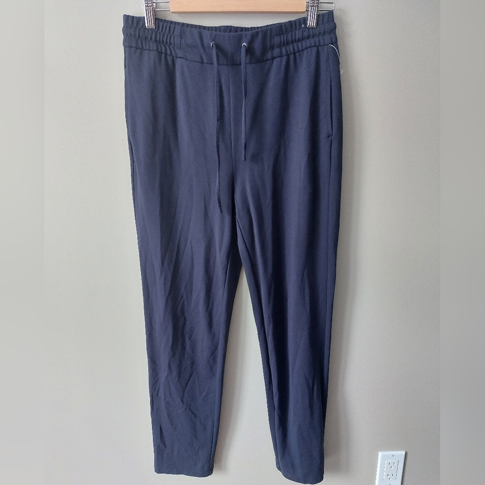 Badgley Mischka navy blue lounge pants. Small S elastic waist with draw